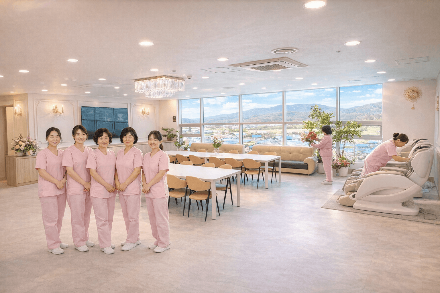 행복한요양원 카페/프로그램실